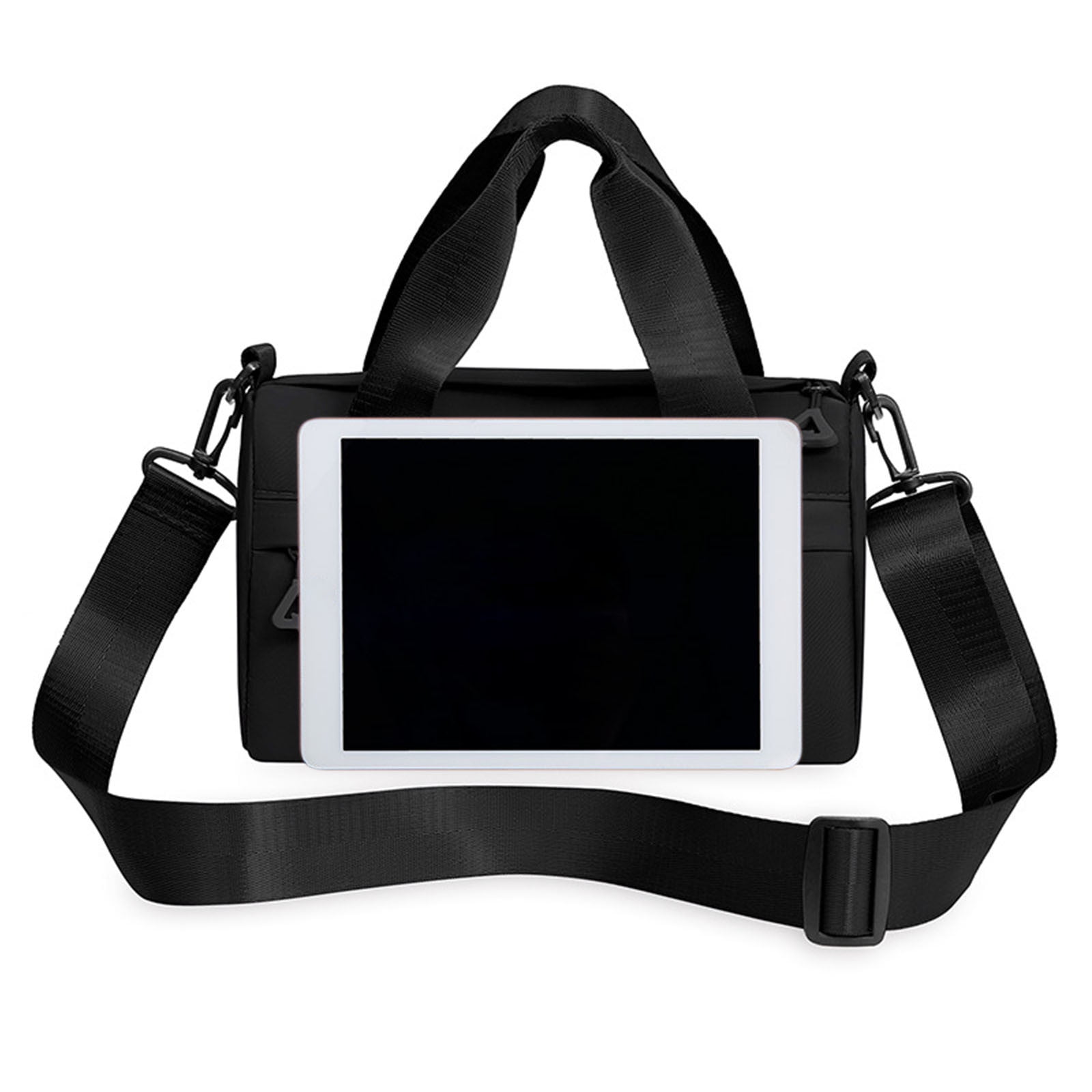 SCNOR Lunch Bag for Women and Men,Insulated Lunch Tote,Stitch Bento Bags,Black