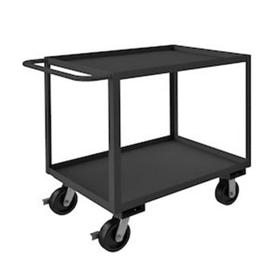 36 in. Rolling Service Cart, Gray - 3600 lbs