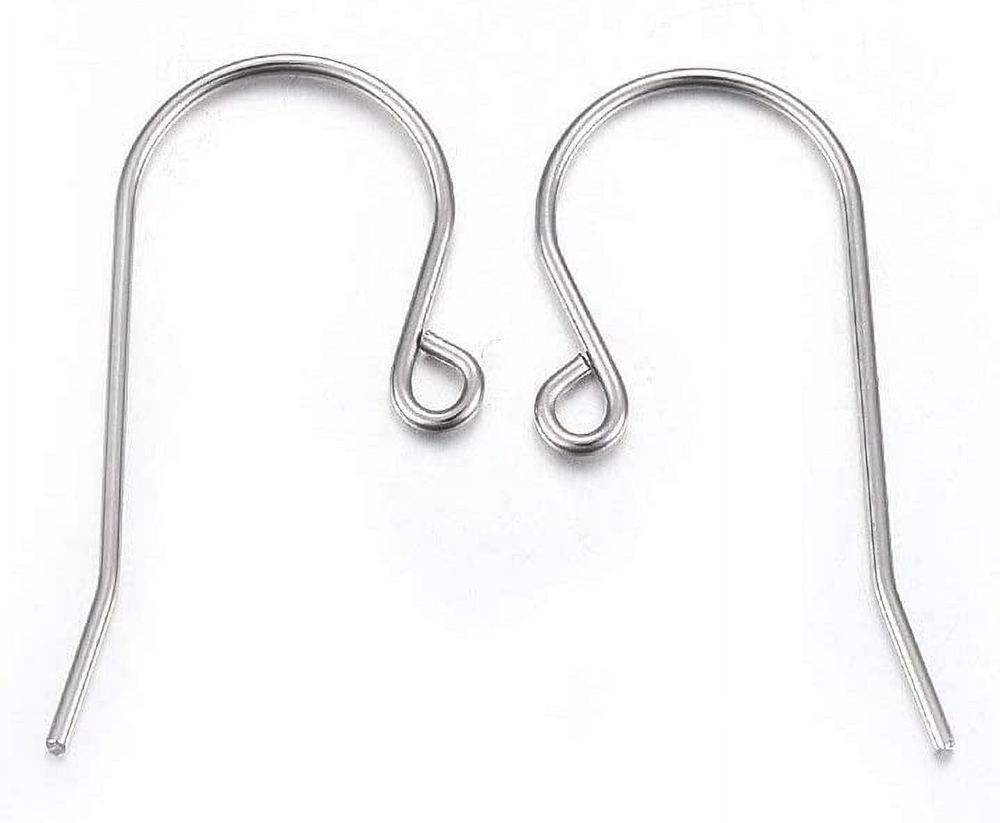 34-840-02-0 Titanium French Hook Earring Wires, Plain - Rings & Things