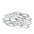 thumbnail image 6 of DecMode Coastal Metal School of Fish Wall Décor with Dark Gray and Silver Metal Finish, Set of 36"W x 19"H, 6 of 7