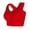 Red, variant on Women Classic BraSeamless Wireless Sports Bra Solid Color Back Support Shockproof Push Up with Widened Side 60-70 KG Beige