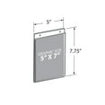 thumbnail image 4 of Clear Acrylic Wall Hanging Frame 5" Wide x 7'' High - Vertical/Portrait, 10-Pack, 4 of 6