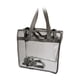 thumbnail image 3 of Bolsa de maquillaje transparente para deportes, playa, viajes de negocios y desplazamientos. Gris, 3 of 9