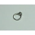 thumbnail image 4 of 3Ct Lab Created Diamond Round Cut Solitaire Engagement Ring 14K White Gold Plated, 4 of 5