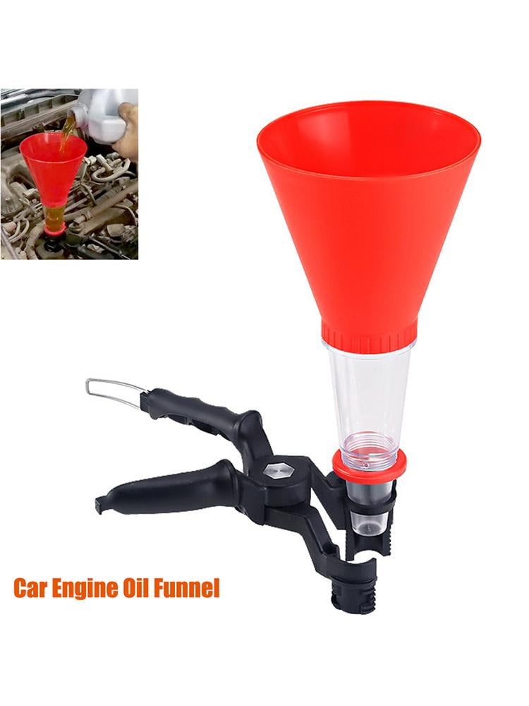 Tohuu Car Engine Oil Funnel MultiPurpose Funnel Oil Change Kit Anti Static Wide Mouth Filler
