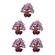 thumbnail image 3 of Wosthever Mini Crystal Money Tree Bonsai Style Purple Tree Home Office Decor Shui Feng Type2 NO2, 3 of 6