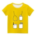 thumbnail image 3 of Aboser T Shirts for Girls Size 18,Boys Girls Crew Neck T-Shirt Unisex Kids Short Sleeve T-shirts Trendy Print Tops Mothers Day Tee Shirts Toddler Youth Kids Shirt, 3 of 3