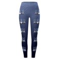 thumbnail image 3 of MKLEKYY Leggings para mujer con estampado navideño, leggings para ejercicio físico, pantalones de yoga 3596, 3 of 4