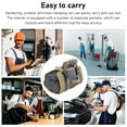 thumbnail image 3 of Roll Up Tool Bag, Multipurpose Oxford Cloth Portable Tool Storage Bag Separate Pockets Tool Organizer for Gardening Camping, 3 of 8
