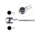 thumbnail image 4 of Unique Bargains 4 in 1 Reversible Ratcheting Wrench, 8-10-12-14mm 12 Point Double Box End, 72 Teeth, Metric, CR-V, 4 of 5