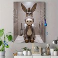 thumbnail image 4 of Cute Raccoon Bathing Canvas Print Wall Art for Living Room Bedroom Bathroom Kitchen Office Dining Room Hotel, 4 of 8