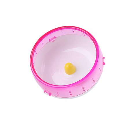 Small Pet Mute Sports Exercise Pet Product Jogging Gerbil Cage Accessories Running Disc Pet Toy Running Round Wheel 21CM PINK