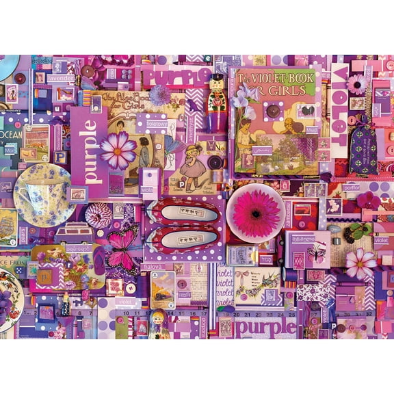Jigsaw Puzzle 1000 Pieces 26.625"X19.25"-Rainbow Project - Purple