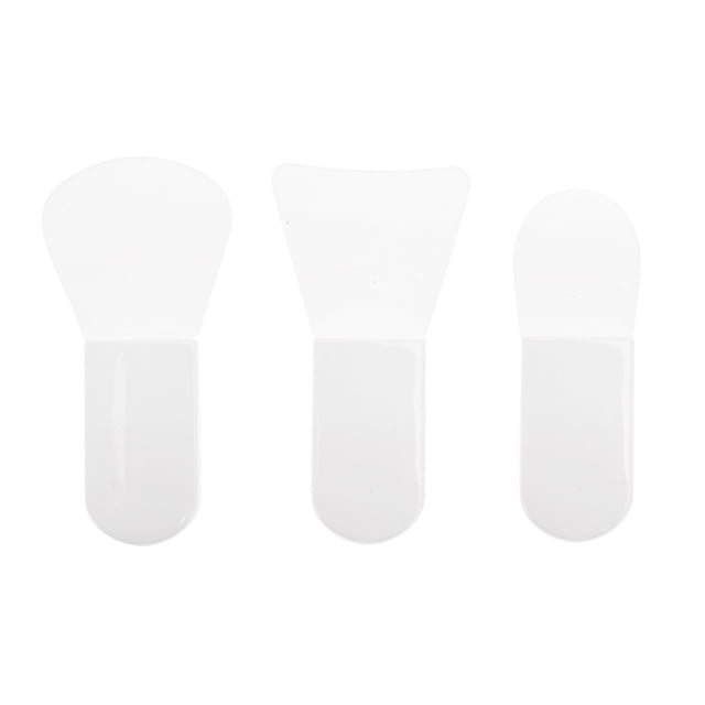 Unique Bargains 1 Set Lightweight Mini Facial Mask Brush White