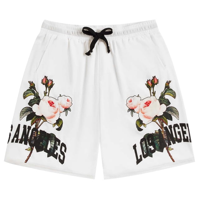 Men's Casual Shorts for Everyday Comfort and breathable Performance Track Shorts with Drawstring Waist and Graphic Letter Design