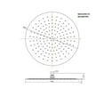 thumbnail image 4 of Moscu Round Ultra Thin Rain Shower Head, Polished chrome Stainless Steel, 4 of 5