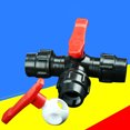 thumbnail image 1 of Baohd Quick Couplings And Elbows Reliable Sealing Ball Valves Easy To Open And Close PE Pipe Fittings 32 Blue, 1 of 6