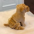 thumbnail image 5 of Realistic Shar Pei Dog Stuffed Animal Plush Toy, Lifelike Animal Plushies, Simulation Shar Pei Dog Doll, 5 of 8
