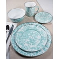 thumbnail image 3 of Sea Glass Pattern Set of 3 - Mixing Bowls Golden Rabbit Enamelware, 3 of 3