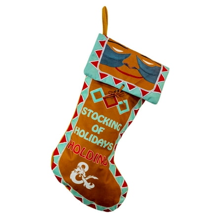 New Kurt Adler Dungeons & Dragons Bag Of Holding Stocking, 19"