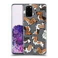 thumbnail image 1 of Head Case Designs Dog Breed Patterns 2 Basset Hound Soft Gel Case Compatible with Samsung Galaxy S20+ / S20+ 5G, 1 of 7