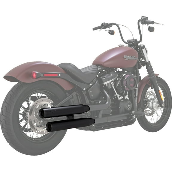 Vance & Hines Eliminator 300 Black Slip-On Mufflers (46312)
