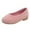 Pink, variant on Fimkaul Girls Shoes Summer And Autumn Fashion Casual Solid Color Simple Style Suede Flat Lightweight Girls Boots Hot Pink