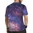 thumbnail image 3 of T Shirt For Men Galaxy Star Print Running T-Shirt Nebula Planets Stars Fashion Man Tee Shirt Beach S, 3 of 7
