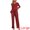 Red, variant on DARING DIVA Women's Soft Long Sleeve Plaid Pajama Set with Pockets XS Black