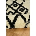 thumbnail image 4 of Linon Morrocan Marrakes Polypropylene 3'x5' Rug in Ivory and Black, 4 of 6