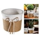 thumbnail image 1 of Cesta Tejida para Plantas, Cubierta para Maceta de Cuerda de Papel, Cesta Rústica para Plantas, Maceta para Jardín, Oficina, Balcón, Decoración Del Ho 105 x 9 cm, 1 of 8