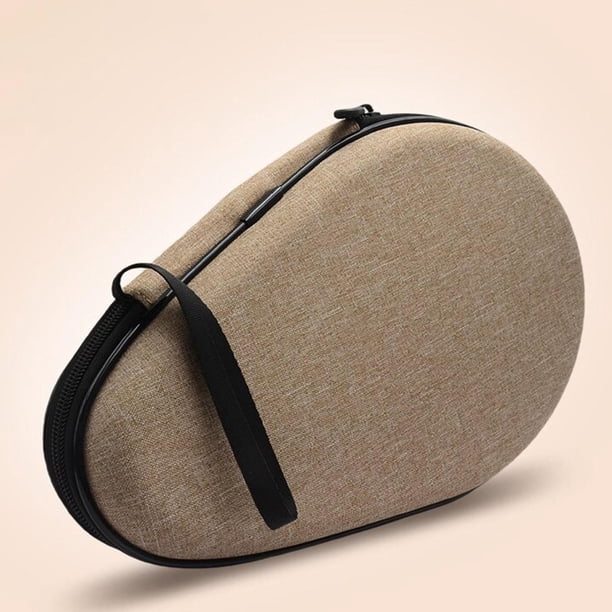 Funda para raqueta de tenis de mesa, con capacidad para 2 palas y 2 pelotas, bolsa de almacenamiento portátil para competición deportiva y viajes. Tela Oxford marrón