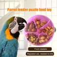 thumbnail image 1 of Flmtop Rotate Pet Parrot Toys Wheels Bite Chewing Birds Foraging Food Box Cage Feeder Transparent, 1 of 9
