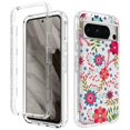 thumbnail image 1 of KAIYANG Funda para teléfono con estampado de patrones para Google Pixel 8 Pro, marco de PC + funda de teléfono transparente anticaídas de TPU, estilo H, Google Pixel 8 Pro, multicolor, 1 of 5