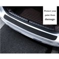 thumbnail image 4 of Rear Bumper Protector Guard Trunk Rubber Protection Strip Rubber Scratch-Resistant Trunk Door Entry Guards Car Accessory for SUV/Cars Universalï¼ˆSport Blackï¼‰, 4 of 15