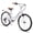 purple, variant on HILAND 26 inch Beach Cruiser Bike for Men and Women, 7 Speed Step-Through Frame Adult Bicycle with Rear Rack, Retrospec Bike Commuter City Bicycle