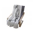 thumbnail image 3 of Alchemy Soft Flannel Fleece Throw Blanket, Mystic of Flowers Triangles and Boho Arrows with Modern Influences, Cozy Plush for Indoor and Outdoor Use, 60" x 80", Charcoal Grey White, by Ambesonne, 3 of 5
