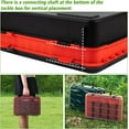 thumbnail image 7 of Prociv Large Tackle Box Double Layer Tackle Box Organizer Storage with Handle Camping Storage Containers Tool Box Red, 7 of 7