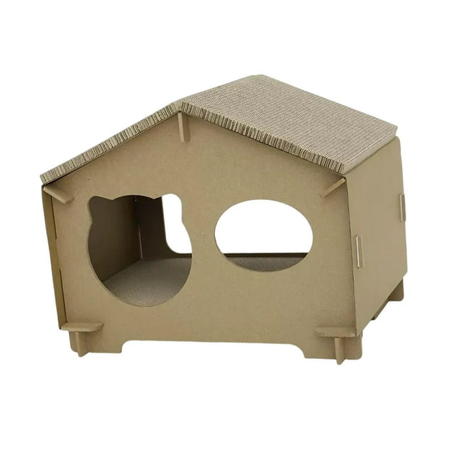 GROWTH TANK Pet Cat Scratcher Resistant Interactive Toy Lounge Grinding Claw Scratch Pad House