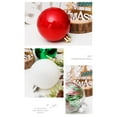 thumbnail image 3 of Linyer Pack of 30 Christmas Balls Atmospheres Decorative Ornament Party Festival Prop Indoor Garden Decoration Pendants Home 6cm Red Gold, 3 of 8