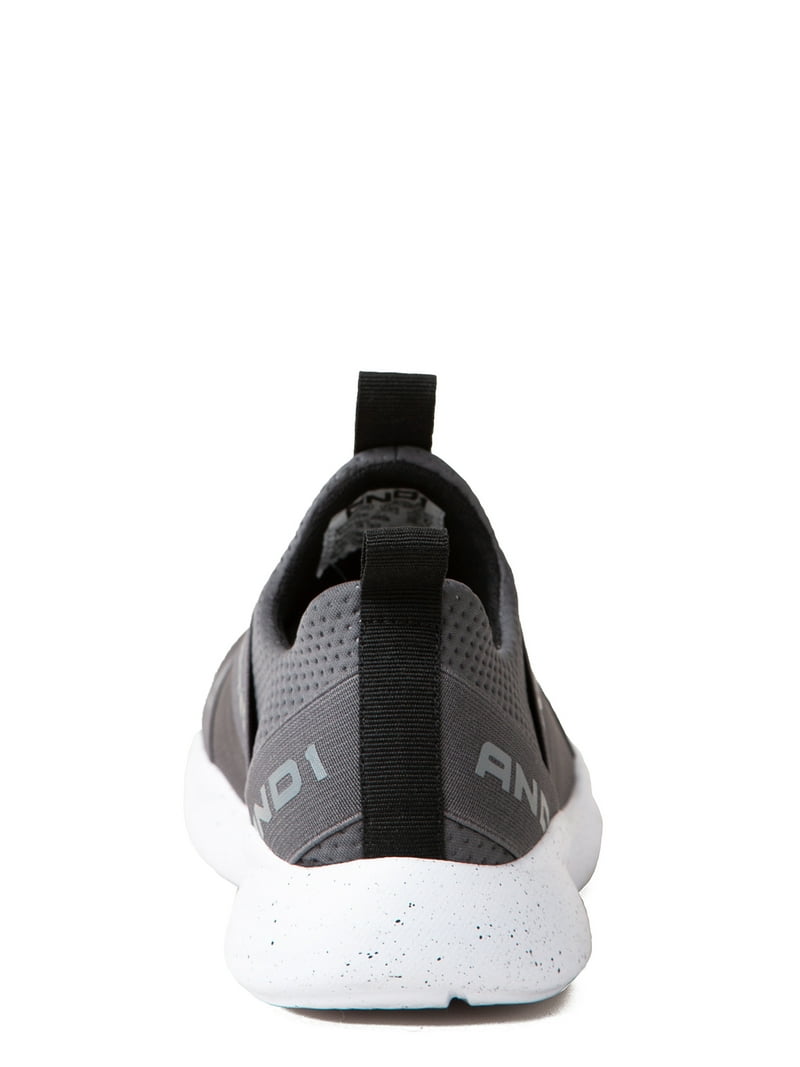 AND1 men's Pivot Slip-on Sneaker Mesh Upper Memory Foam Sole