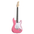 thumbnail image 3 of H-S-S Pickup Electric Guitar Kit with 5W AMP Bag Guitar Strap Strings Rose Red, 3 of 11