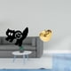 thumbnail image 2 of Reloj de pared,Reloj de pared decorativo para baño o dormitorio,Reloj de pared para gatos silencioso,sin tictac,ideal para regalar.,Estatua decorativa,Escultura de frutas para decoración del, 2 of 8