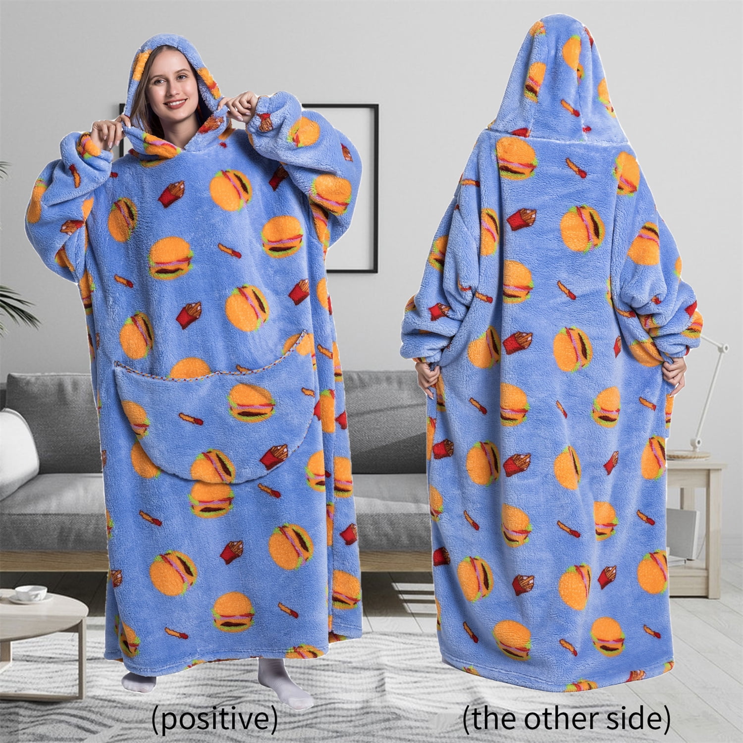 Big w hooded blanket deals