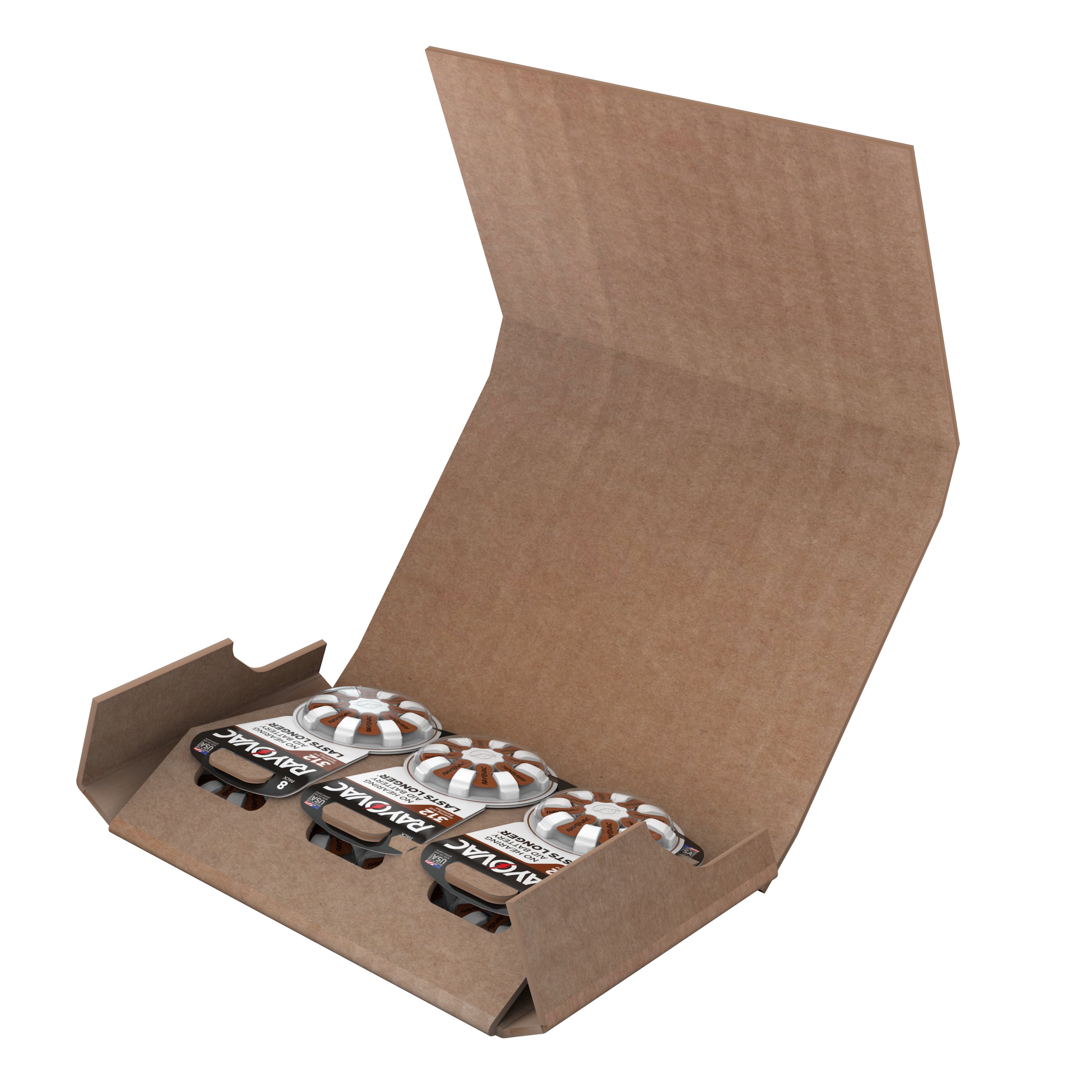 Rayovac Size 312 Hearing Aid Batteries (56 Pack), Size 312 Batteries