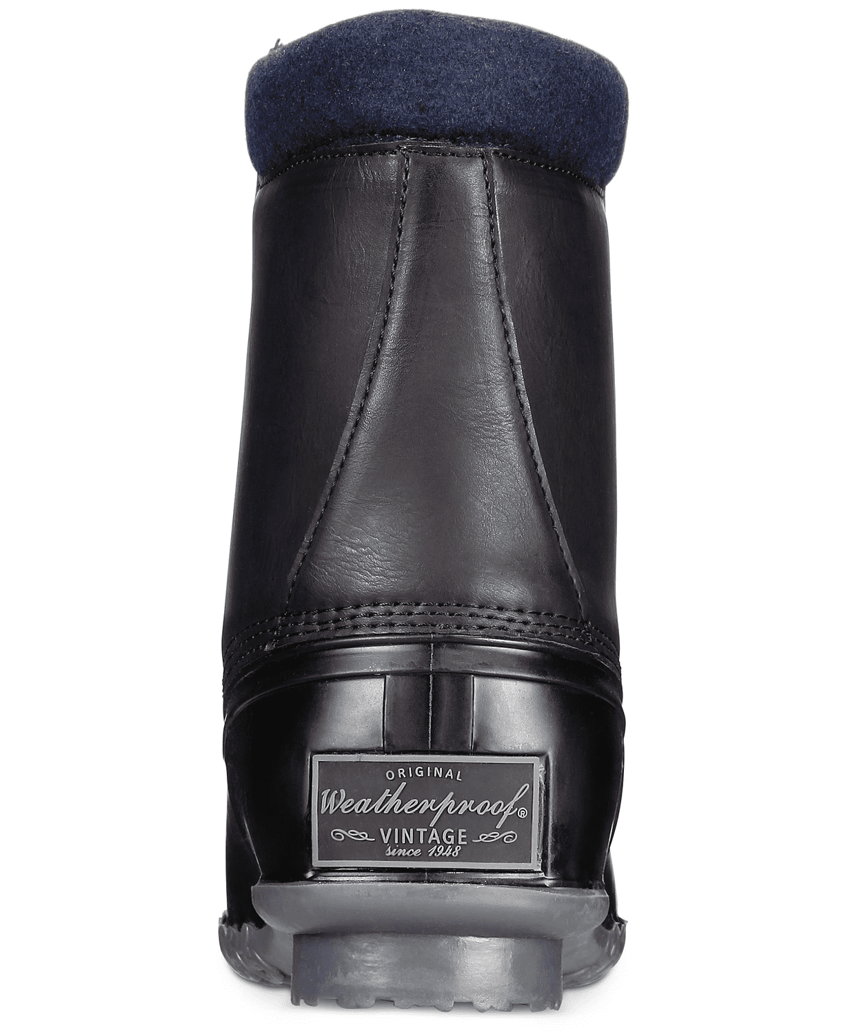 Men\'s waterproof vintage adams duck boots size 9 leather and Navy blue Weatherproof Vintage Men main image 4