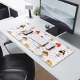 thumbnail image 2 of Long Mouse Pads for Desk,Ballet Princess Girls Pattern Desk Mats on Top Of Desks, Desk Mouse Pad Extra Large with 3mm Non-Slip Base and Stitched Edge for Gaming,Office,Work,Home 31.5"x11.8", 2 of 6