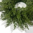 thumbnail image 6 of Artificial Pine Wreath With Red Velvet Bow For Holiday Decor Indoor And Outdoor Use, 6 of 8