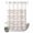 Brown, variant on No Hook Shower Curtain, Blue Stripes Shower Curtains for Bathroom with See Through Top Window, Modern Gradient Abstract Ocean Waves Lines Waterproof & Washable Bath Curtain Extra Long 72"x96"