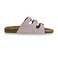 thumbnail image 4 of Cushionaire Lela Cork Footbed Sandal for Women - Triple Band Slide Sandal with Genuine Suede Insoles and +Comfort, 4 of 5